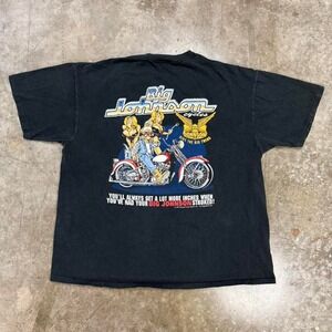 Vintage Big‎ Johnson "Stroked" tee Size XL